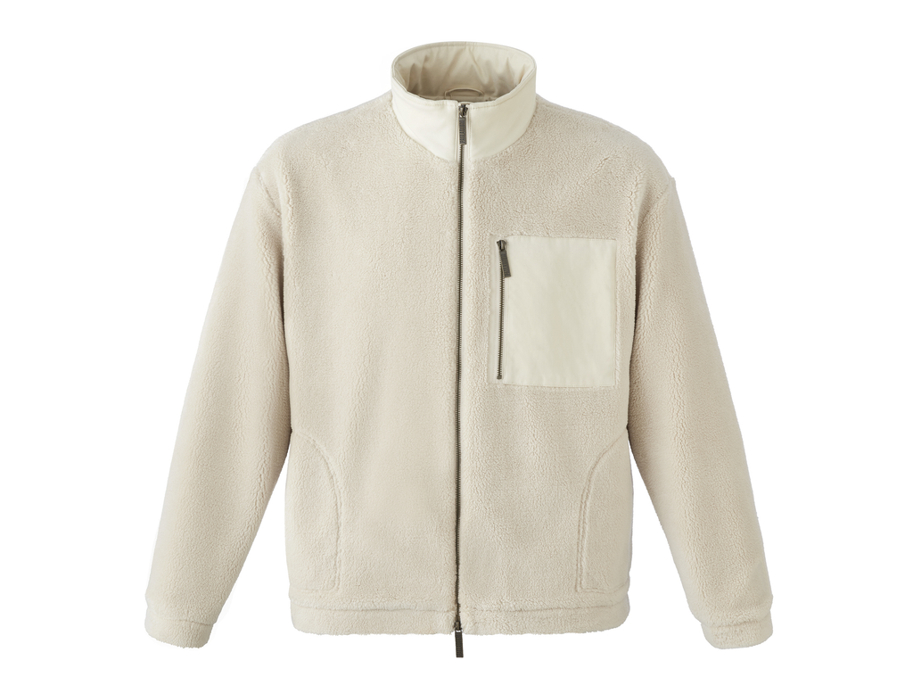 1013120-155 | M SHERPA JKT 01 | WHITE CAP GRAY