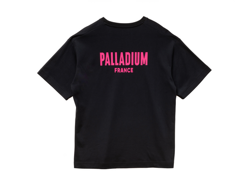 1710934-008 | UNISEX PALLADIUM FRANCE LOGO COTTON T-SHIRT | BLACK - PALLADIUM EU - 3
