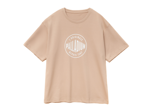 1710934-277 | UNISEX PALLADIUM FRANCE LOGO COTTON T-SHIRT | CUBAN SAND - PALLADIUM EU - 2