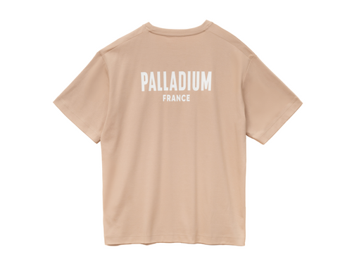 1710934-277 | UNISEX PALLADIUM FRANCE LOGO COTTON T-SHIRT | CUBAN SAND - PALLADIUM EU - 3