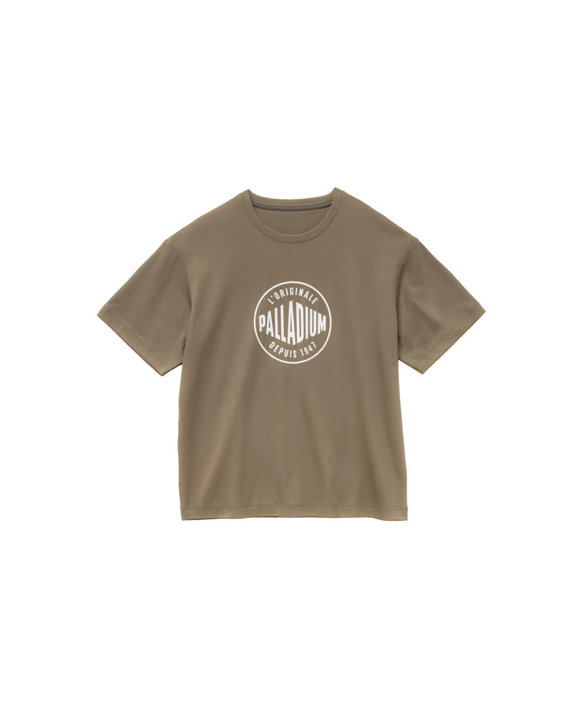 1710934-377 | UNISEX PALLADIUM FRANCE LOGO COTTON T-SHIRT | DUSKY GREEN