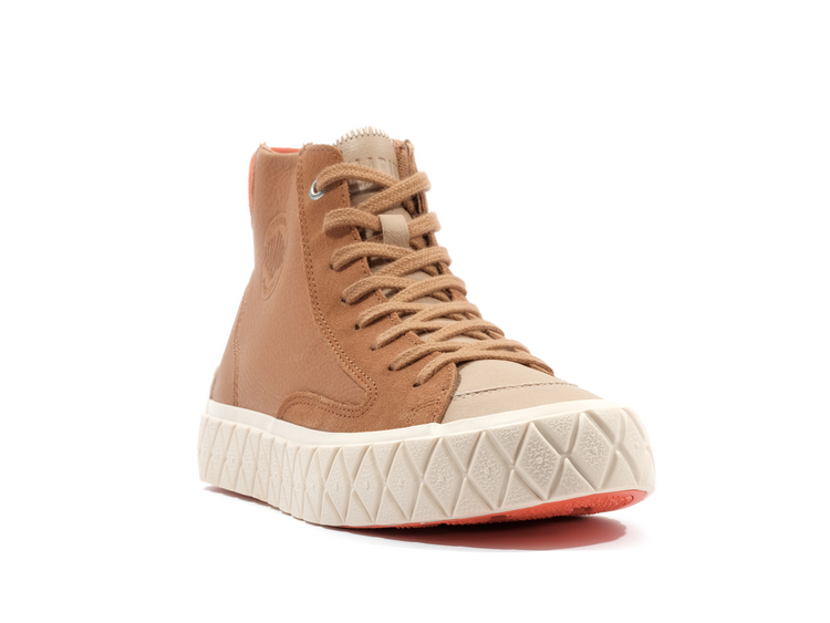 74320-239-M | PALLA ACE CHUKKA SUEDE | DR BWN/FIRECRACK