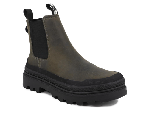 79576-325-M | TROOPER CHELSEA WP | OLIVE NIGHT - PALLADIUM EU - 10