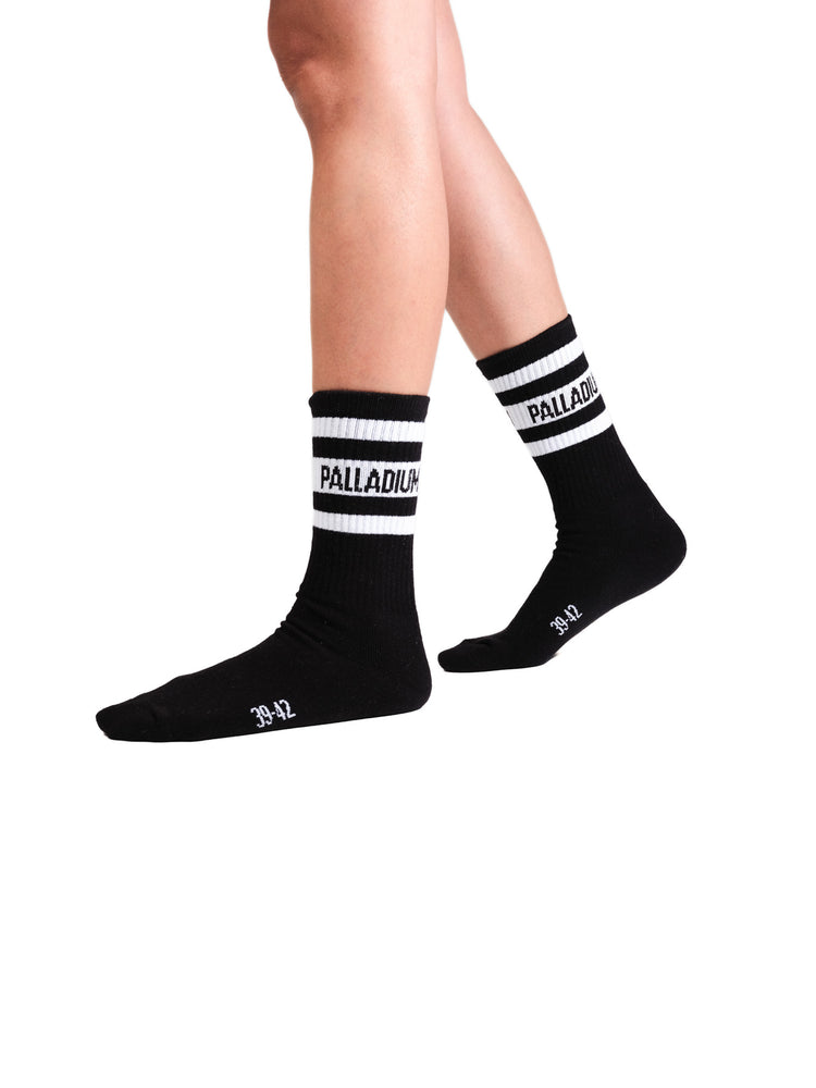 SX7381-008 | MID HEIGHT STR SOCKS | BLACK