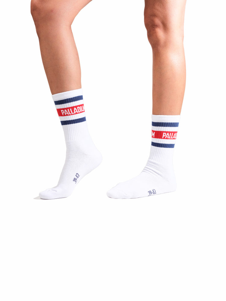 SX7381-570 | MID HEIGHT STR SOCKS | FRENCH FLAG