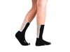 SX7384-008 | JACQUARD MID SOCKS 1 | BLACK