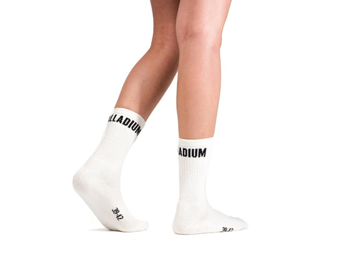 SX7410-103 | MID HT LOGO SOCK 01 | OFF WHITE - PALLADIUM EU - 2