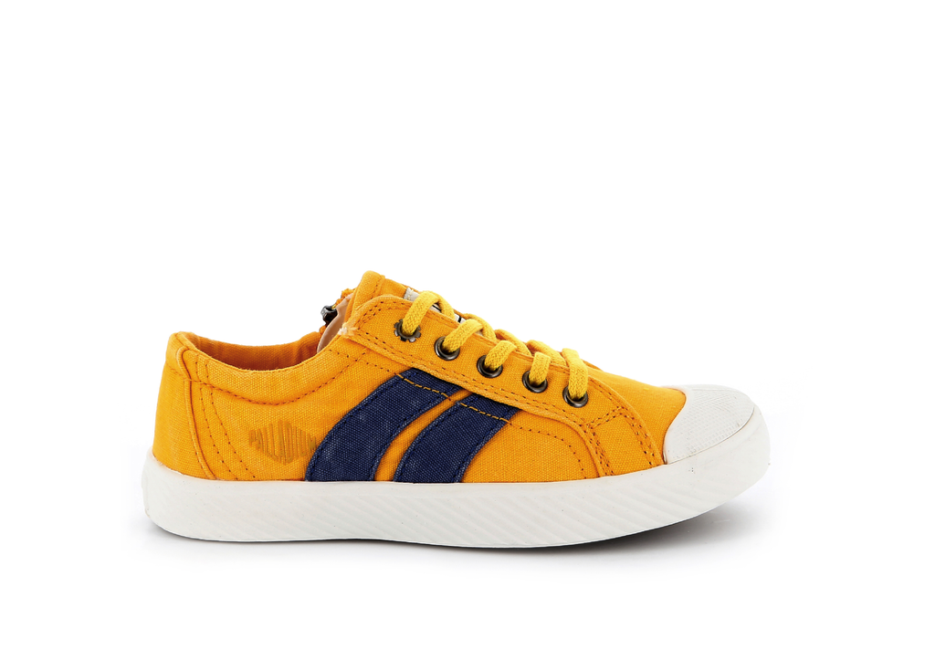 55722-706-M | PALLAFLAME LOW CANVAS | GOLD FUSHION/STAR WHITE
